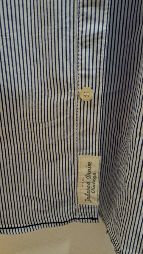 Bawełniana koszula ze zdobionymi mankietami SELECTED HOMME S Bawełniana koszula ze zdobionymi mankietami SELECTED HOMME S