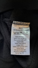 Czarna bluza z kapturem VRS L
