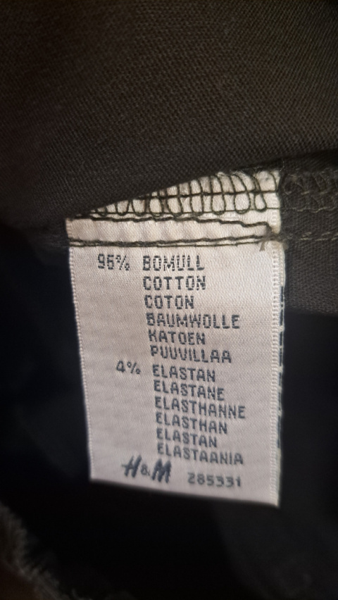 Oliwkowe spodnie ciążowe S Oliwkowe spodnie ciążowe S
