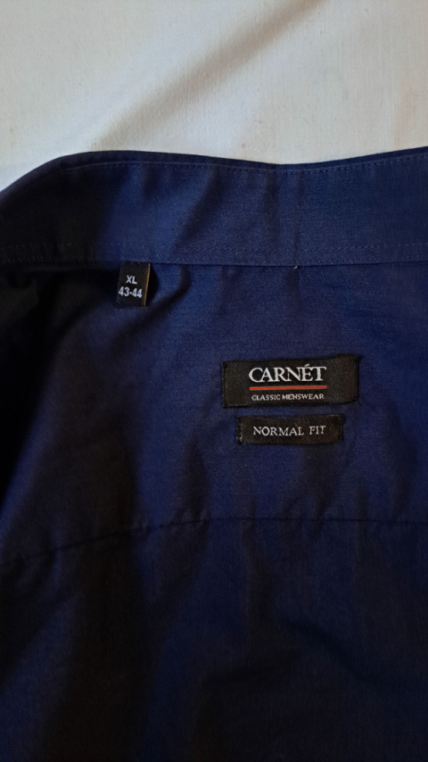Granatowa koszula CARNET XL Granatowa koszula CARNET XL