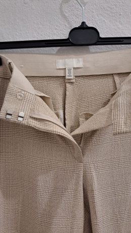 Spodnie w kratę H&M 44